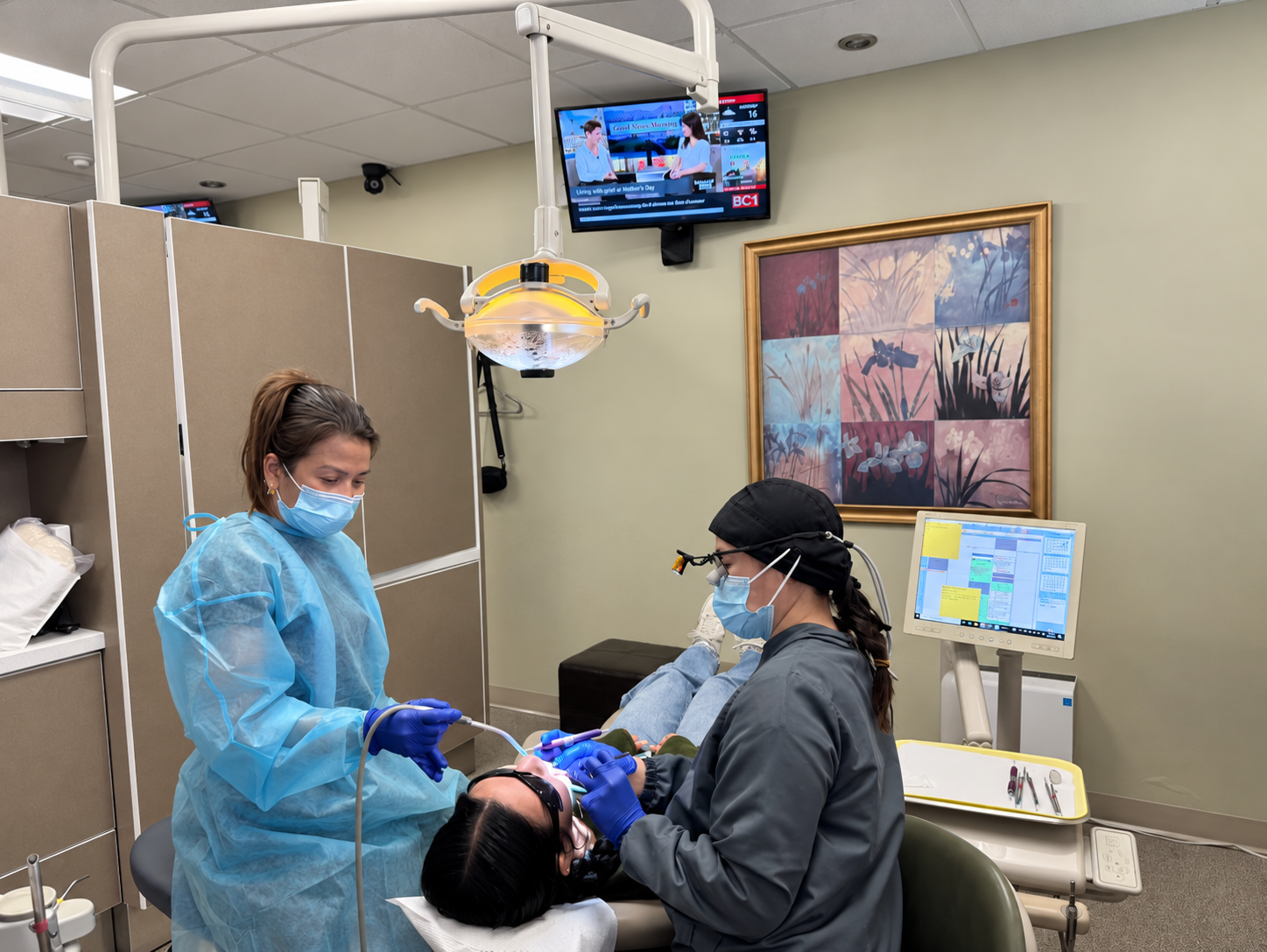 Inside Burnaby South Dental clinic